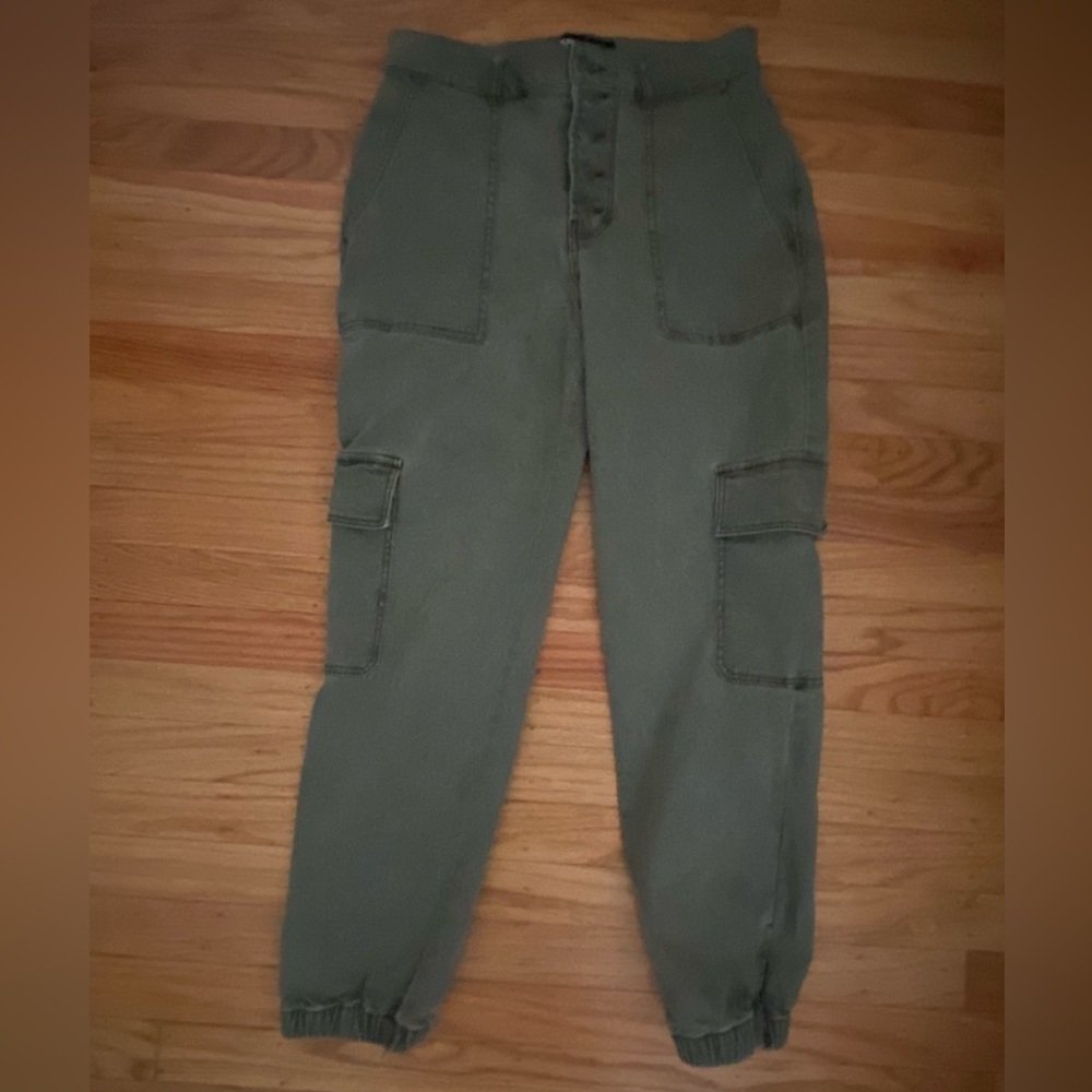Express Olive Green Cargo Pants